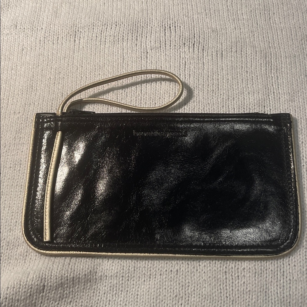 Brontibay paris Black Leather pochette